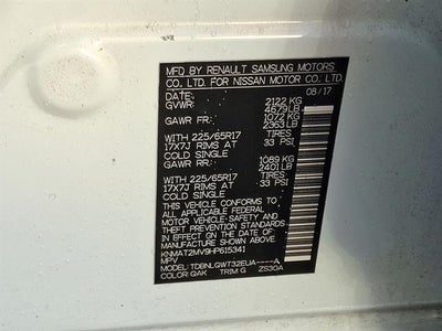 2017 Nissan Rogue SV