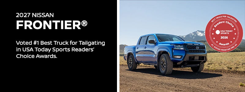 Nissan Frontier voted #1 Best Truck for Tailgating in USA Today Sports Readers’ Choice Awards